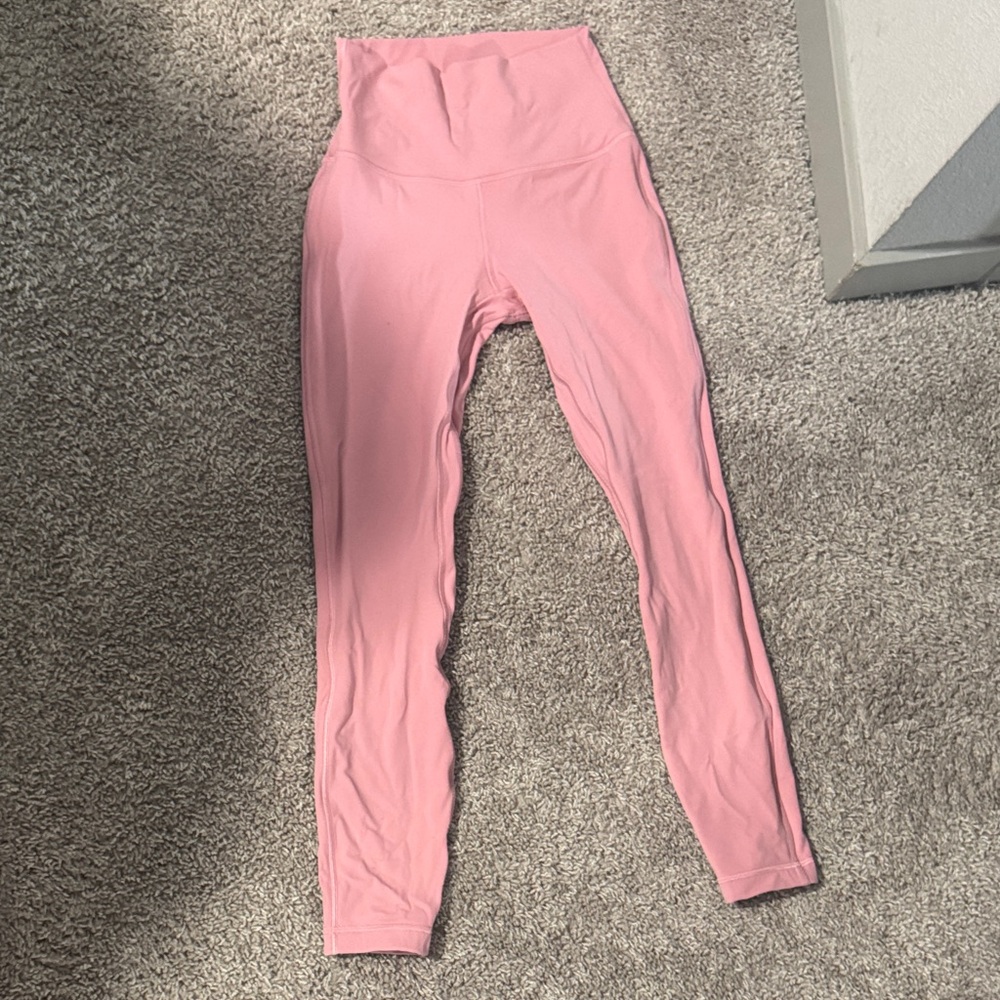 Lululemon align high rise pant 25 in Pink Tide